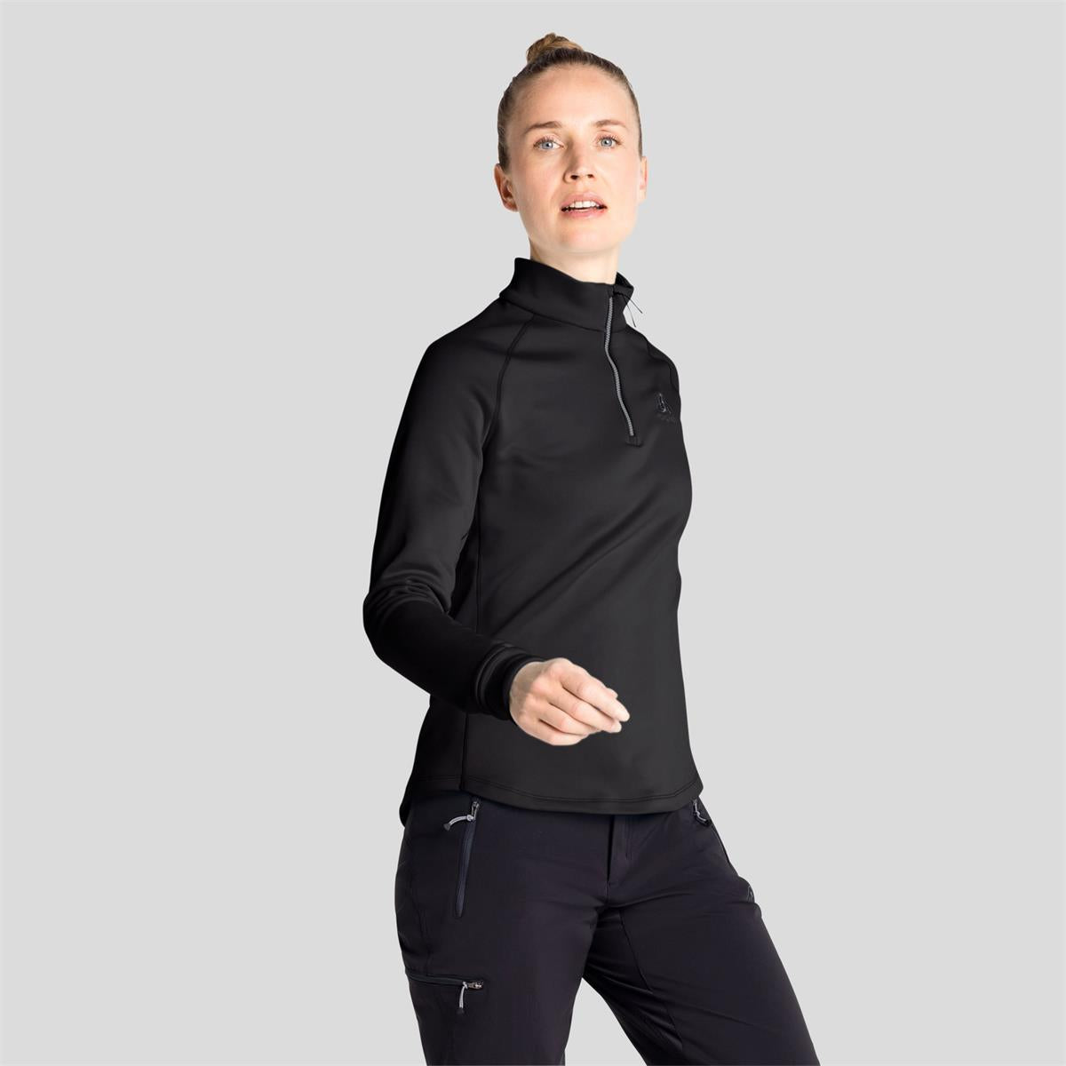 ODLO Berra Mid Layer mit Halbrei?verschluss für Damen black