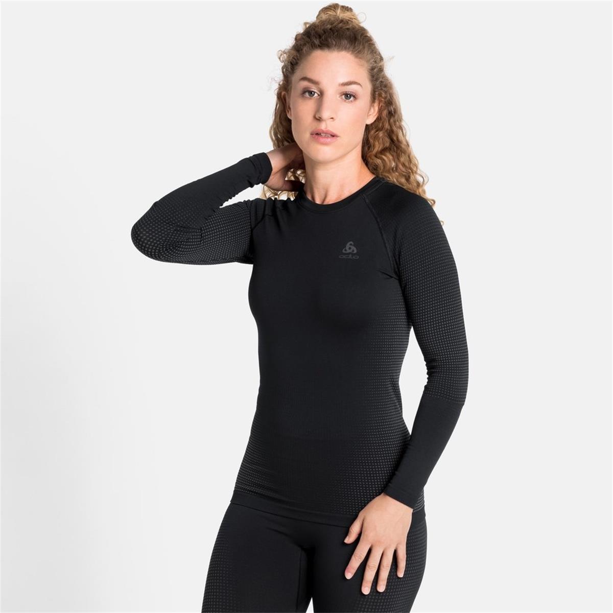 Odlo Damen Performance Warm Eco Base Layer Top black