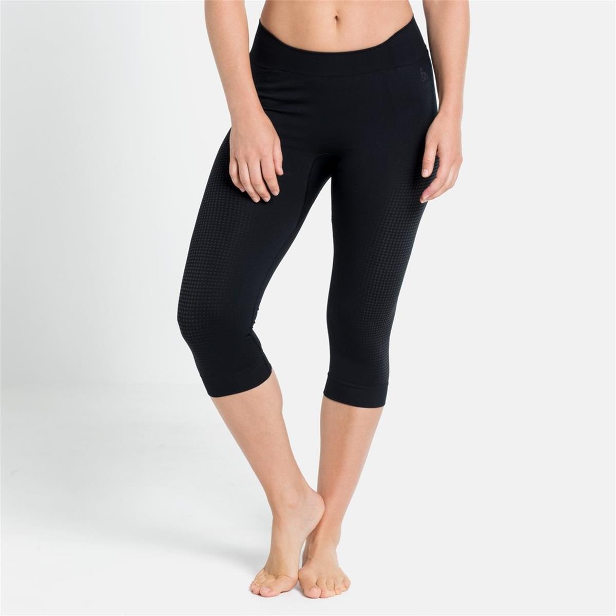 Odlo Damen PERFORMANCE WARM ECO ¾-Leggings black