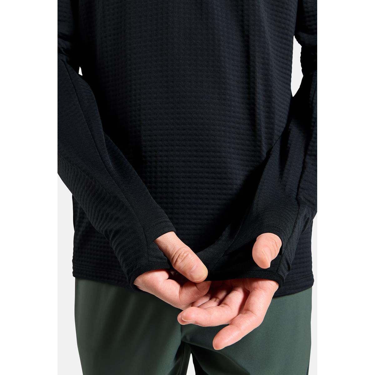 Odlo Herren Essentials Thermal 1/2 Zip Schwarz