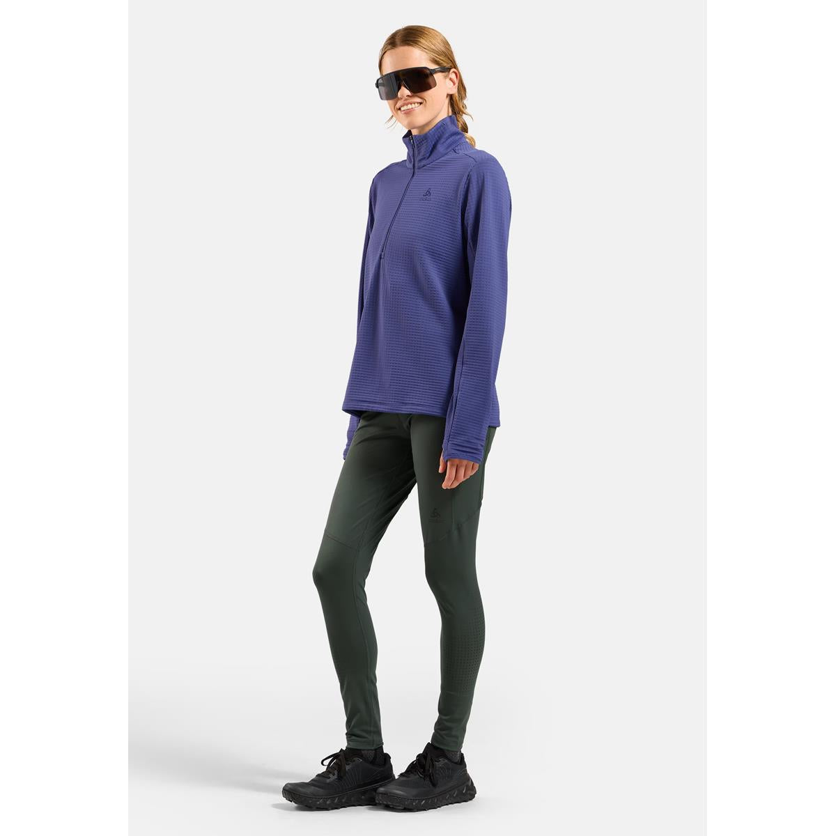 Odlo Essentials Thermals Skipper Blue Damen Rolly