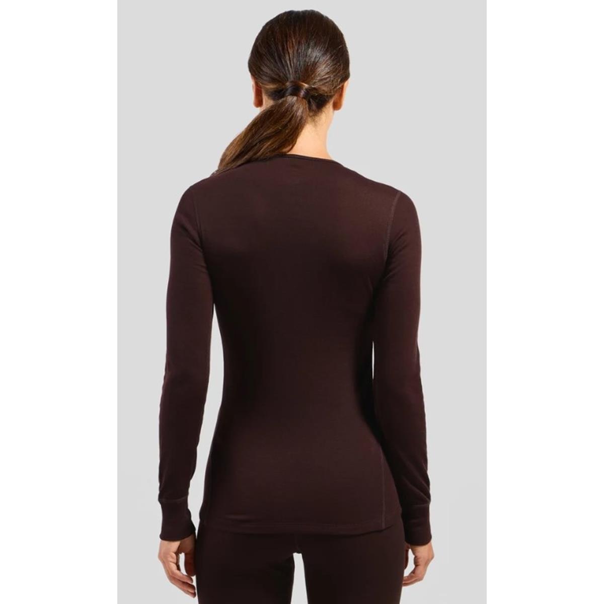 Odlo - Active Warm Base Layer Langarmshirt Fudge - Damen