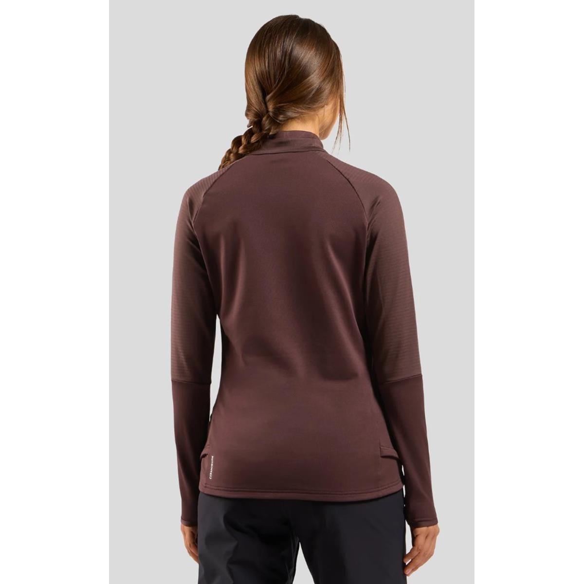 Odlo - Descent Ceramiwarm Mid Layer mit Halbreissverschluss - Fudge - Damen