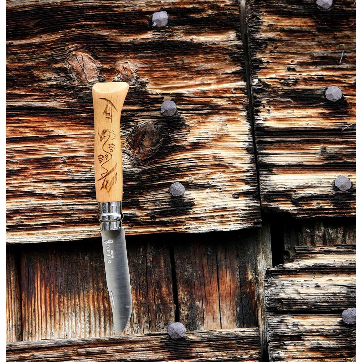 Opinel No°8 Gravure Ski