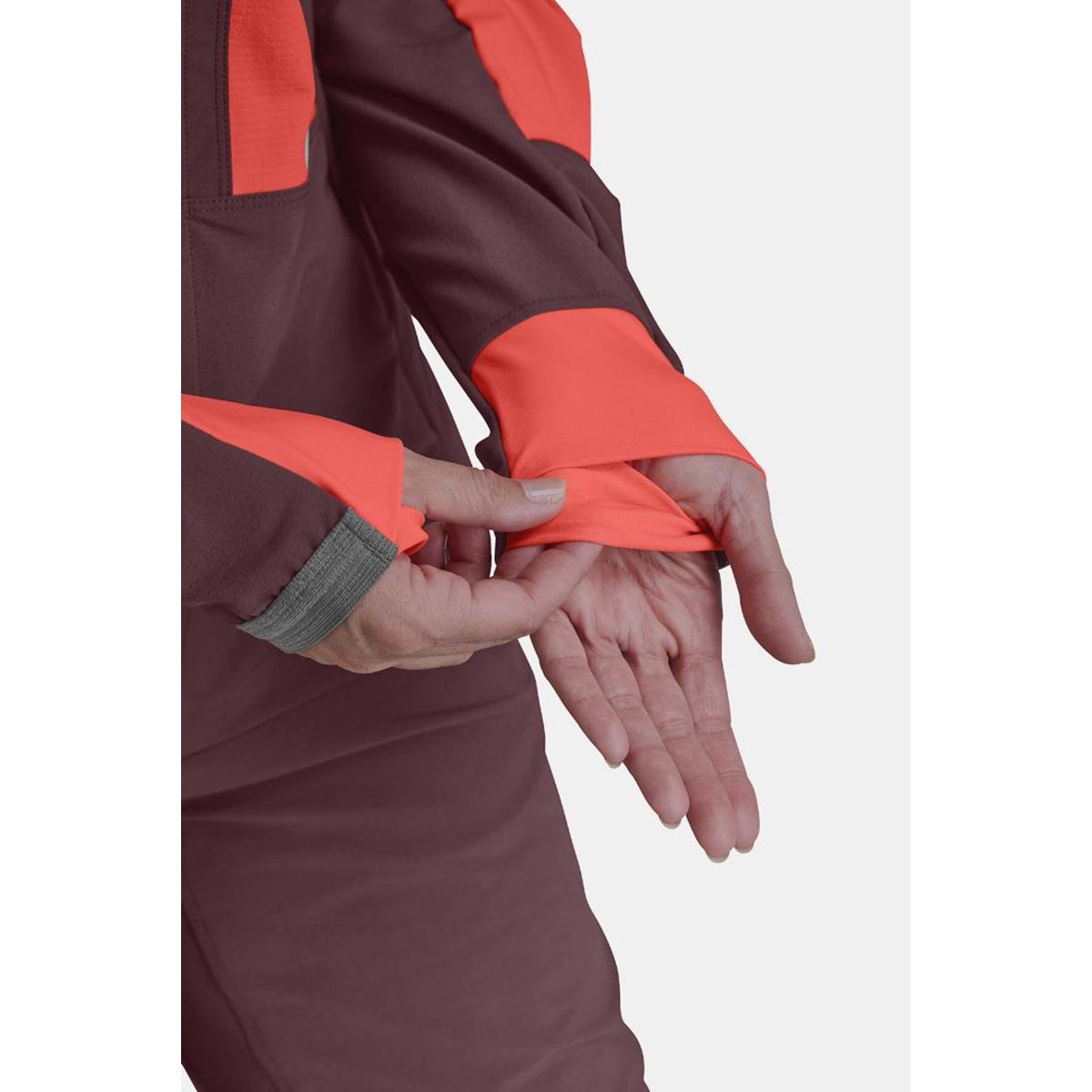 Ortovox Berrino Hooded Jacket W winetasting Damen Softshelljacke