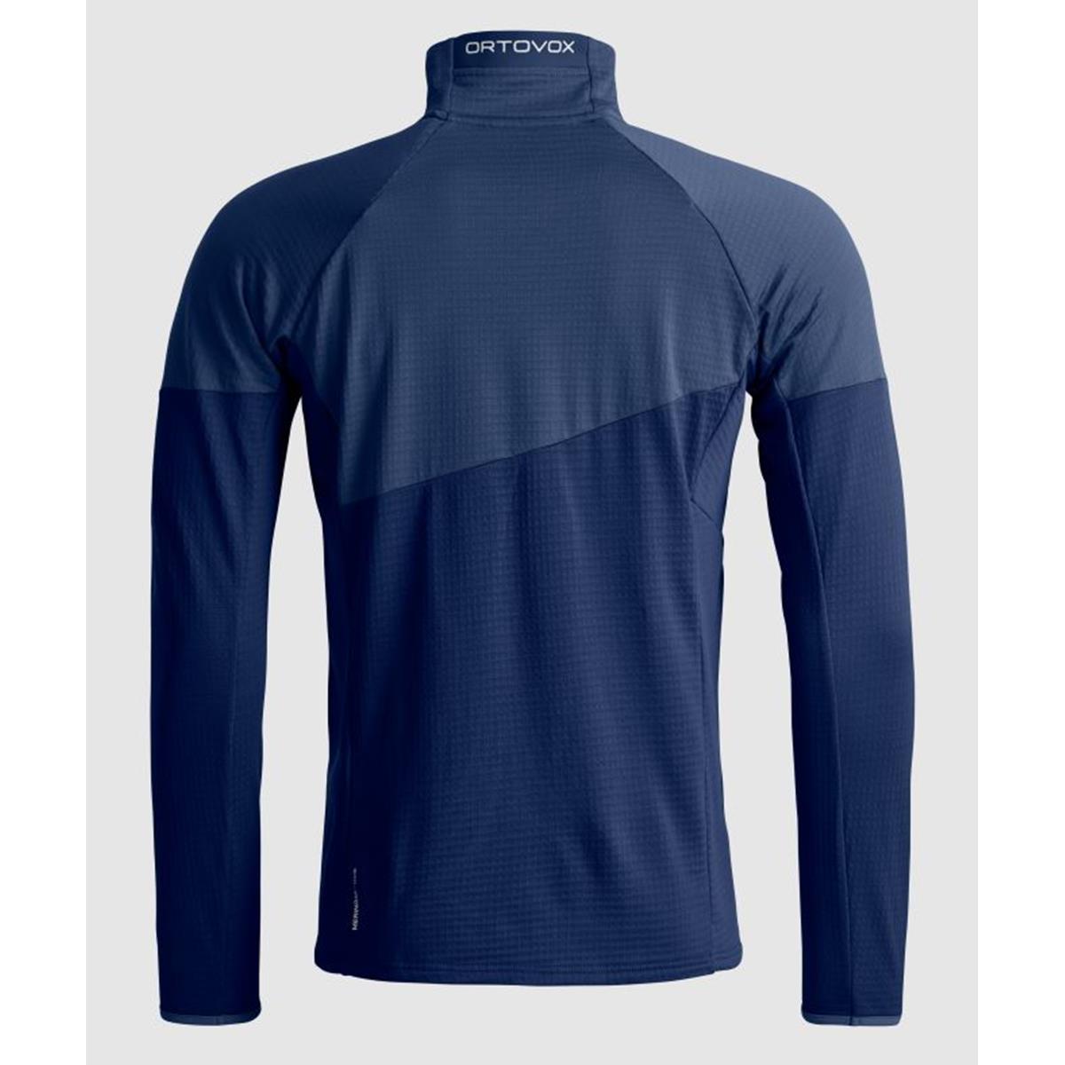 Ortovox Fleece Light Grid Jacket M deep ocean Herren Fleecejacke