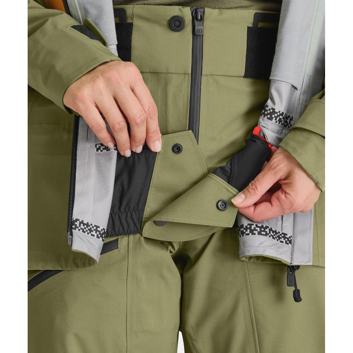 Ortovox 3L Deep Shell Jacket W wild herbs Damen Hardshelljacke