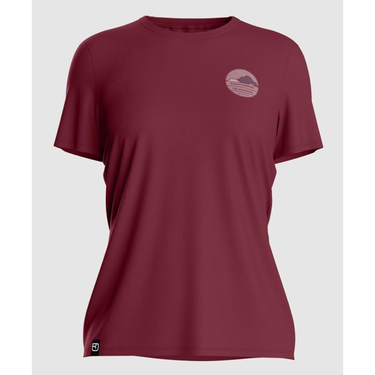 Ortovox 120 Cool Tec Choose MTN TS W red malbec Damen T-Shirt