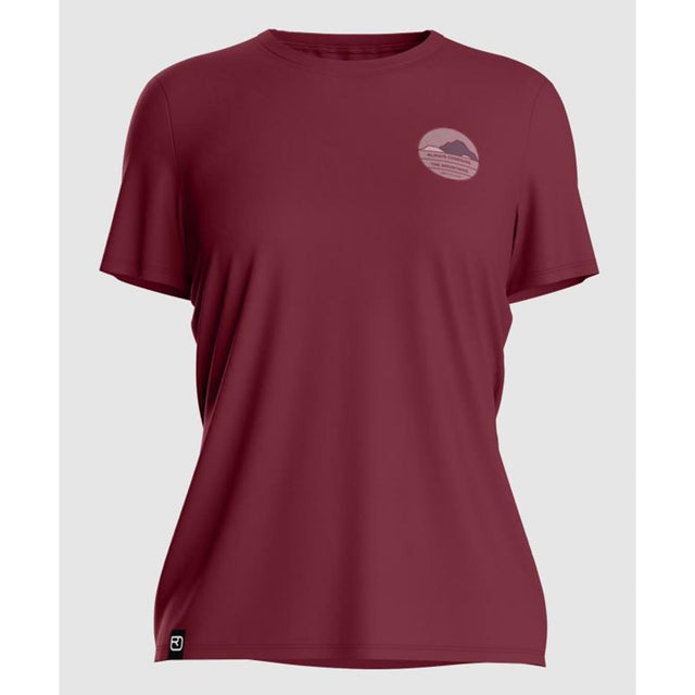 Ortovox 120 Cool Tec Choose MTN TS W red malbec Damen T-Shirt