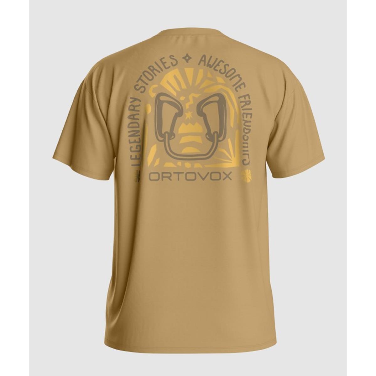 Ortovox 150 Cool Climbing Vibes TS M wild cumin Herren T-Shirt