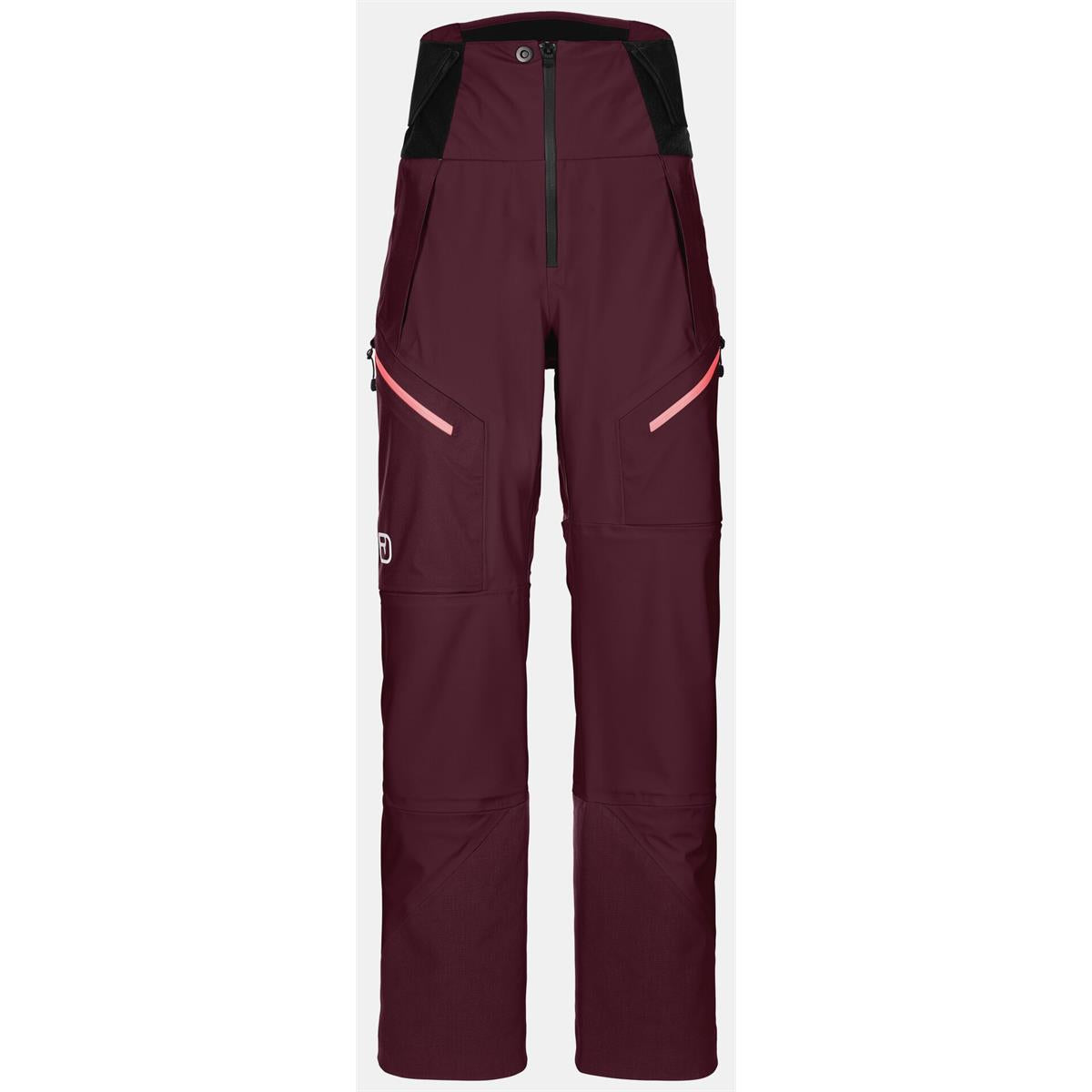 Ortovox 3L Guardian Shell Pants W dark wine