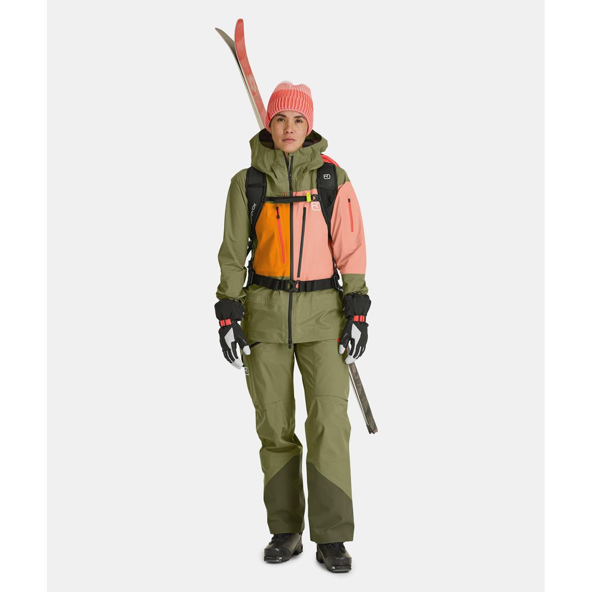 Ortovox MERINO FREERIDE GLOVE Women - wild herbs