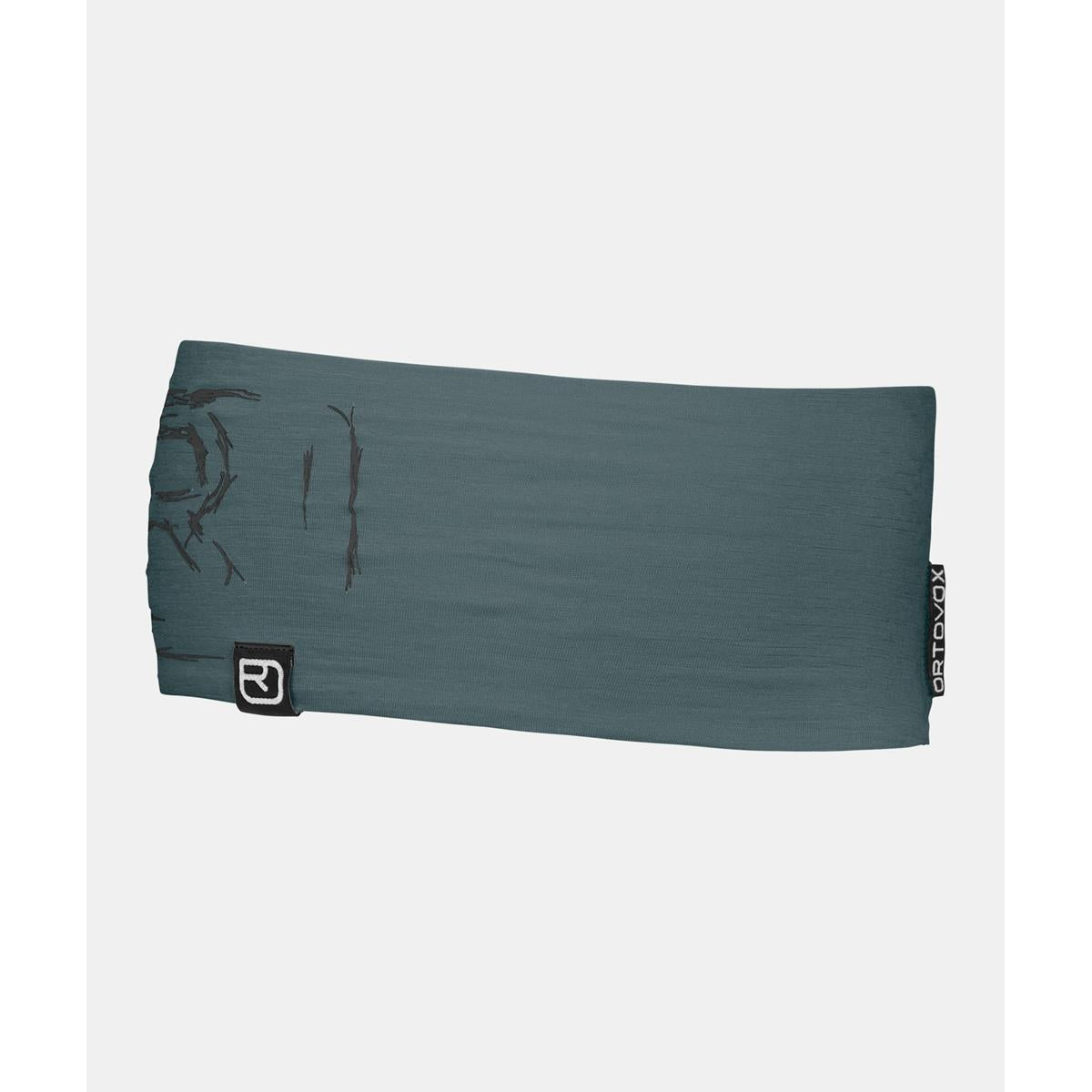 ORTOVOX 120 TEC LOGO HEADBAND - dark arctic grey
