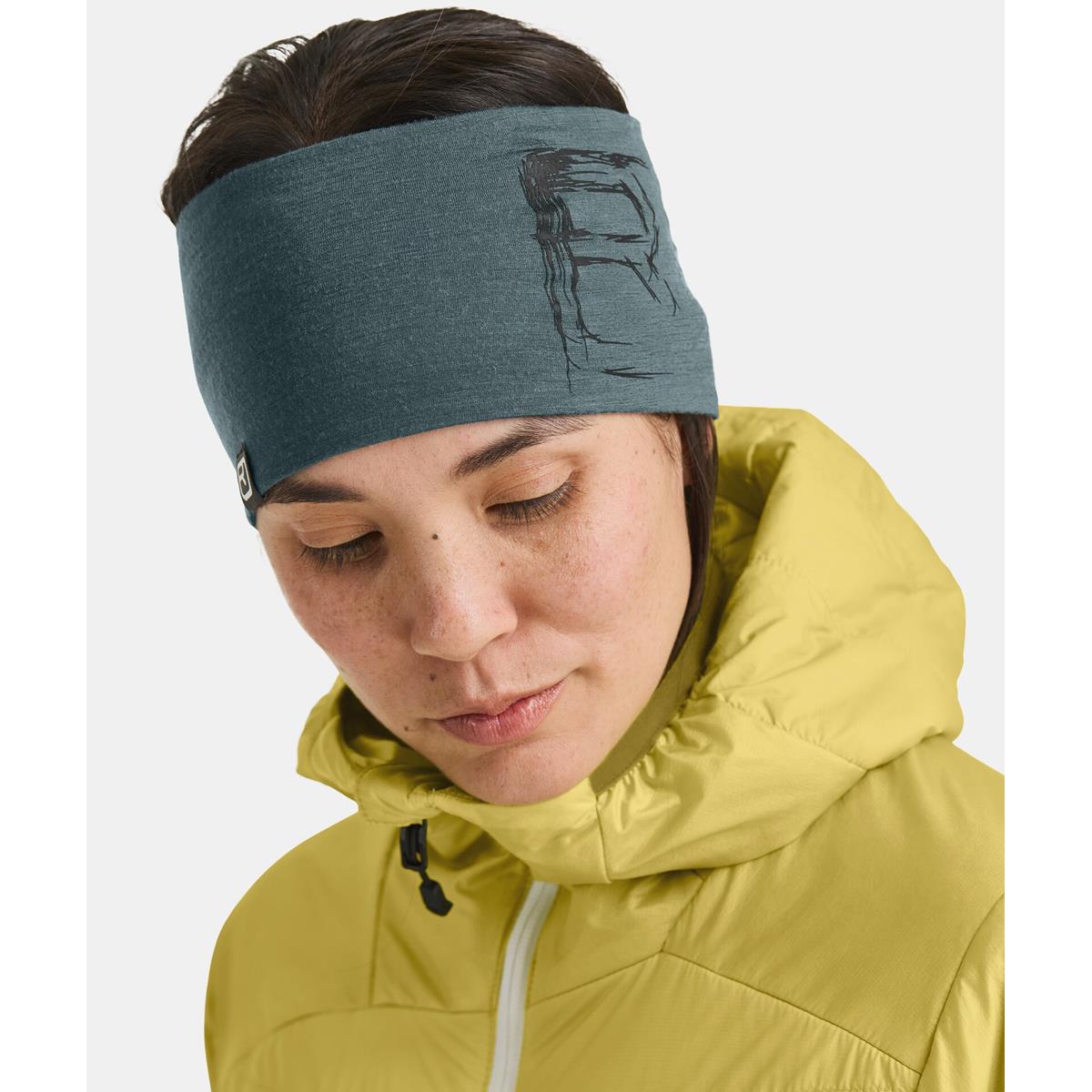 ORTOVOX 120 TEC LOGO HEADBAND - dark arctic grey