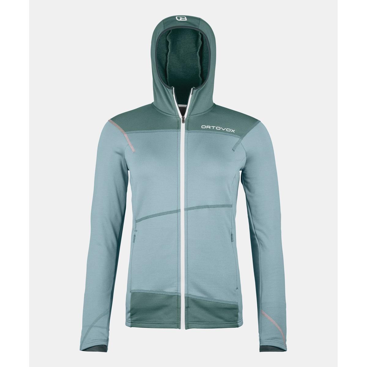 ORTOVOX FLEECE LIGHT HOODY W - glacier grey