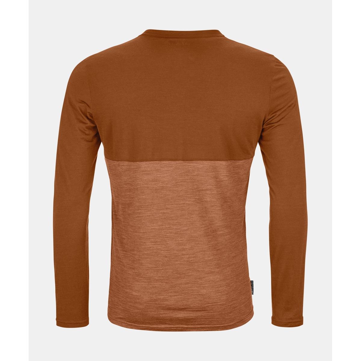 ORTOVOX 150 COOL LOGO LS M - bristle brown
