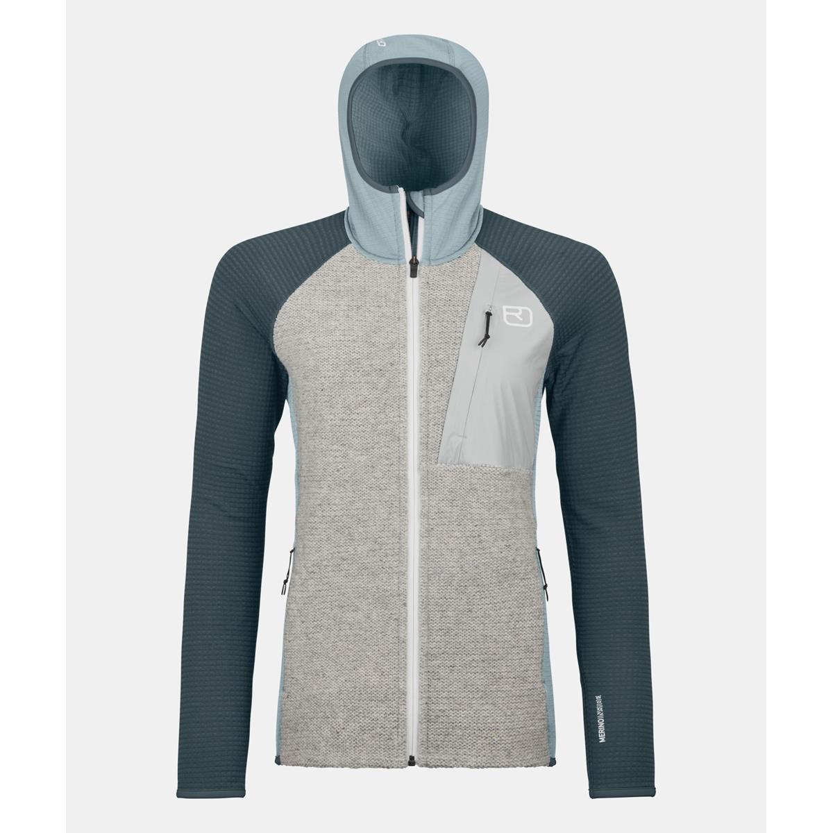 Ortovox Fleece GP Classic Knit Hoody Women glacier grey