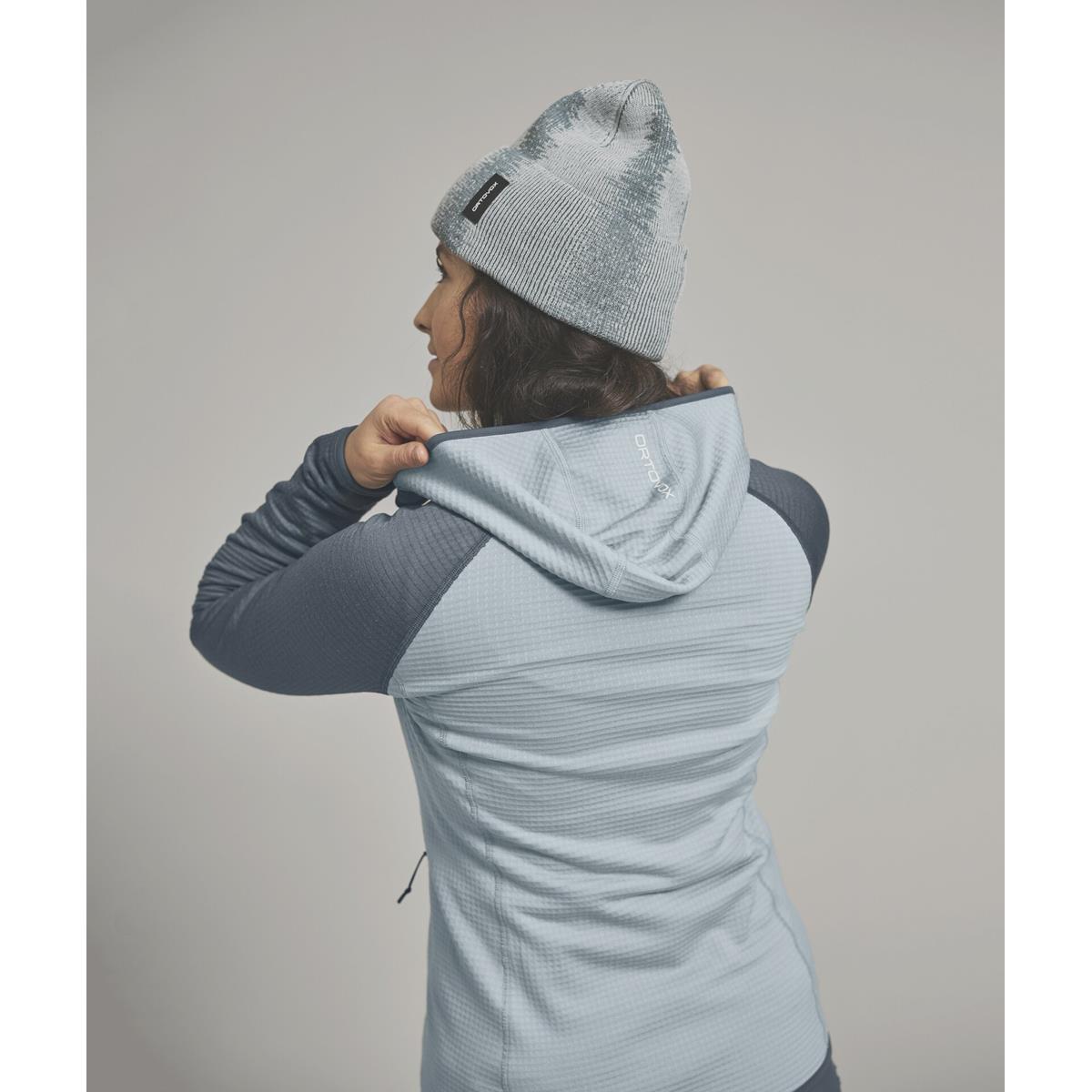 Ortovox Fleece GP Classic Knit Hoody Women glacier grey