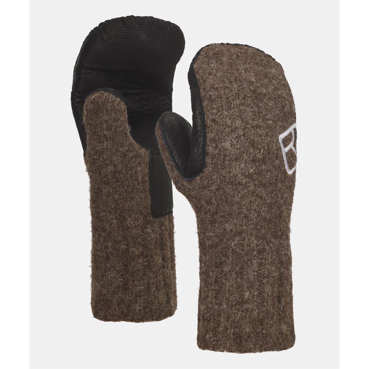 Ortovox Swisswool Classic Mitten Leather black sheep