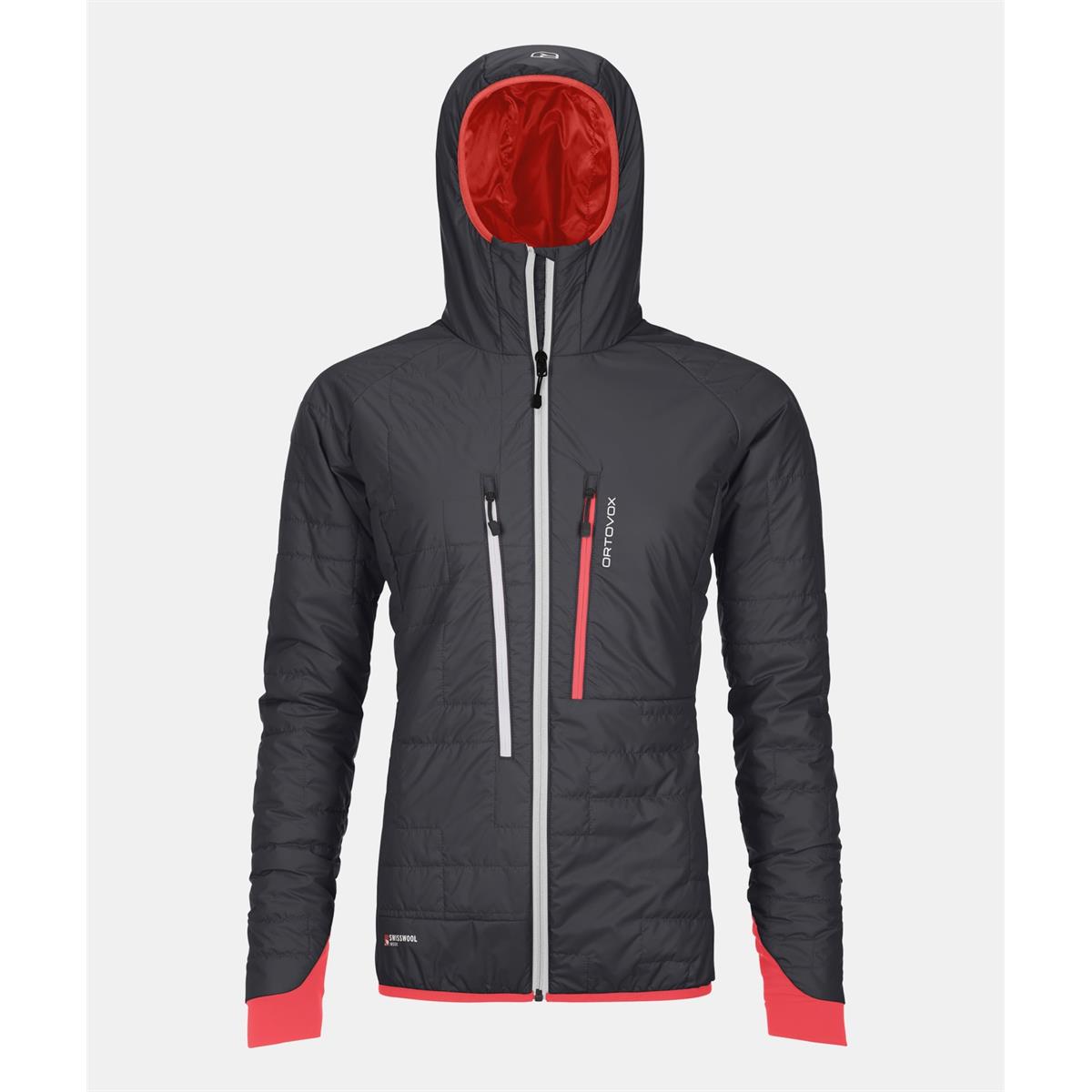 Ortovox Swisswool Piz Boe Jacket W black raven Damen Isolationsjacke