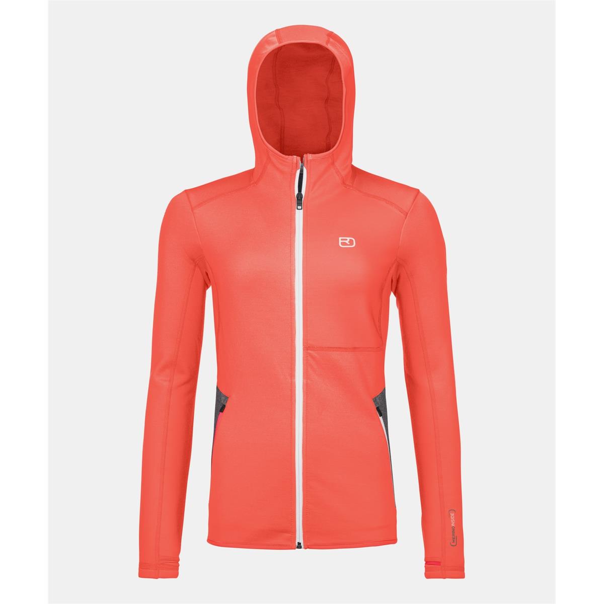 Ortovox Fleece Hoody W coral