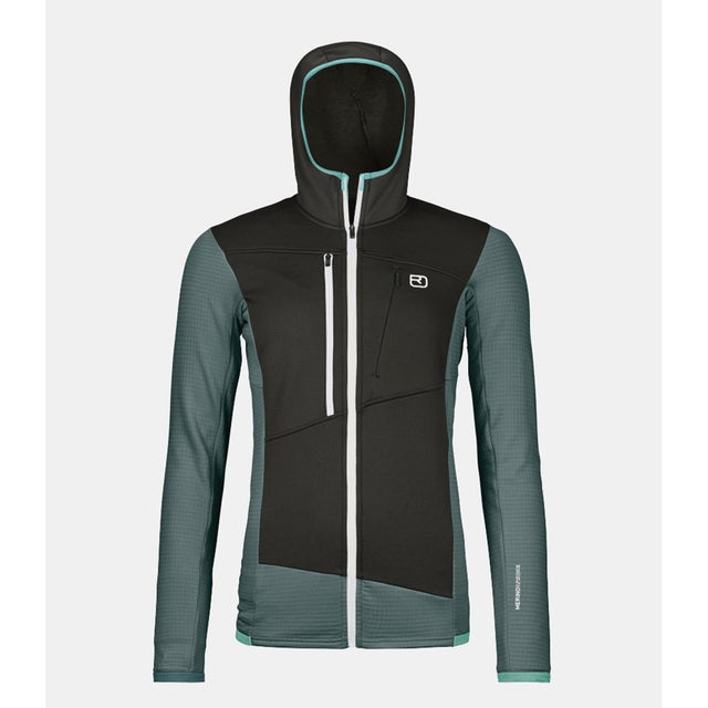 Ortovox - FLEECE GRID HOODY - dark arctic grey - Damen