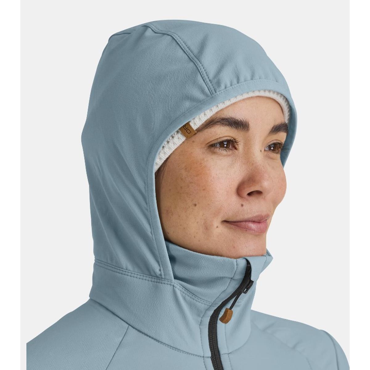 Ortovox Swisswool Col Becchei Hybrid Jacket glacier grey Damen Hybridjacke