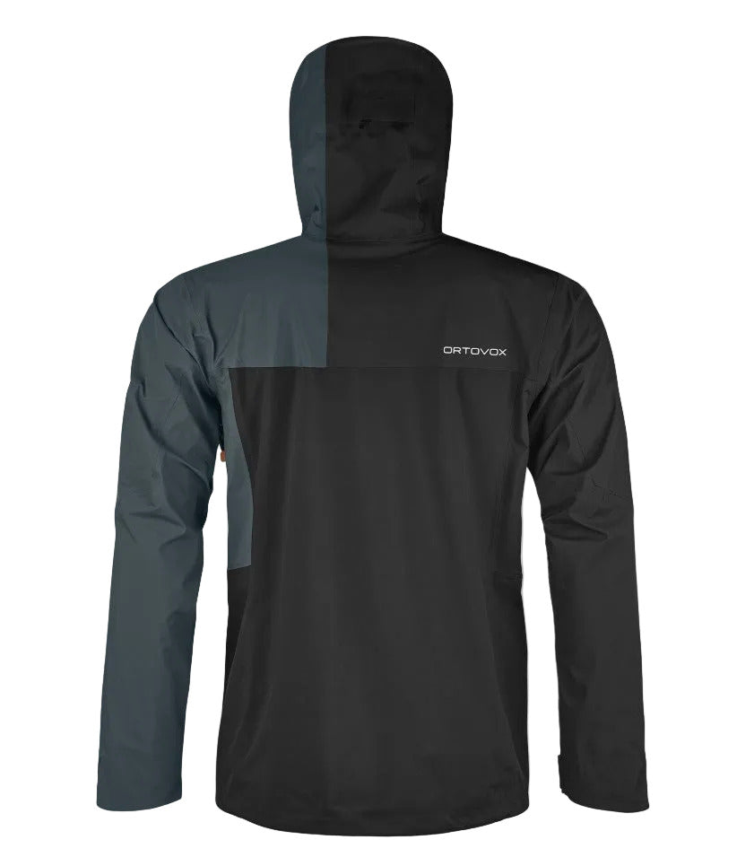 Ortovox 3L Ortler Jacket Men - black raven