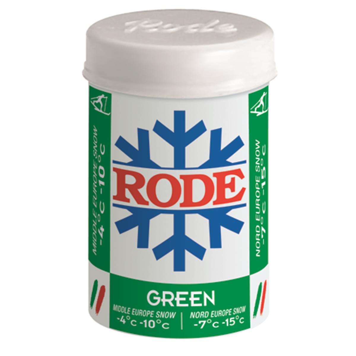 Rode P20 Ski Wax Green -4°C/-10°C, 45g
