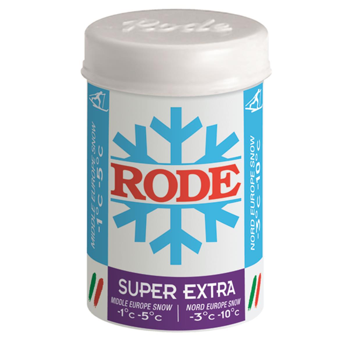 Rode P38 Ski Wax Super Extra -1°C/-5°C, 45g