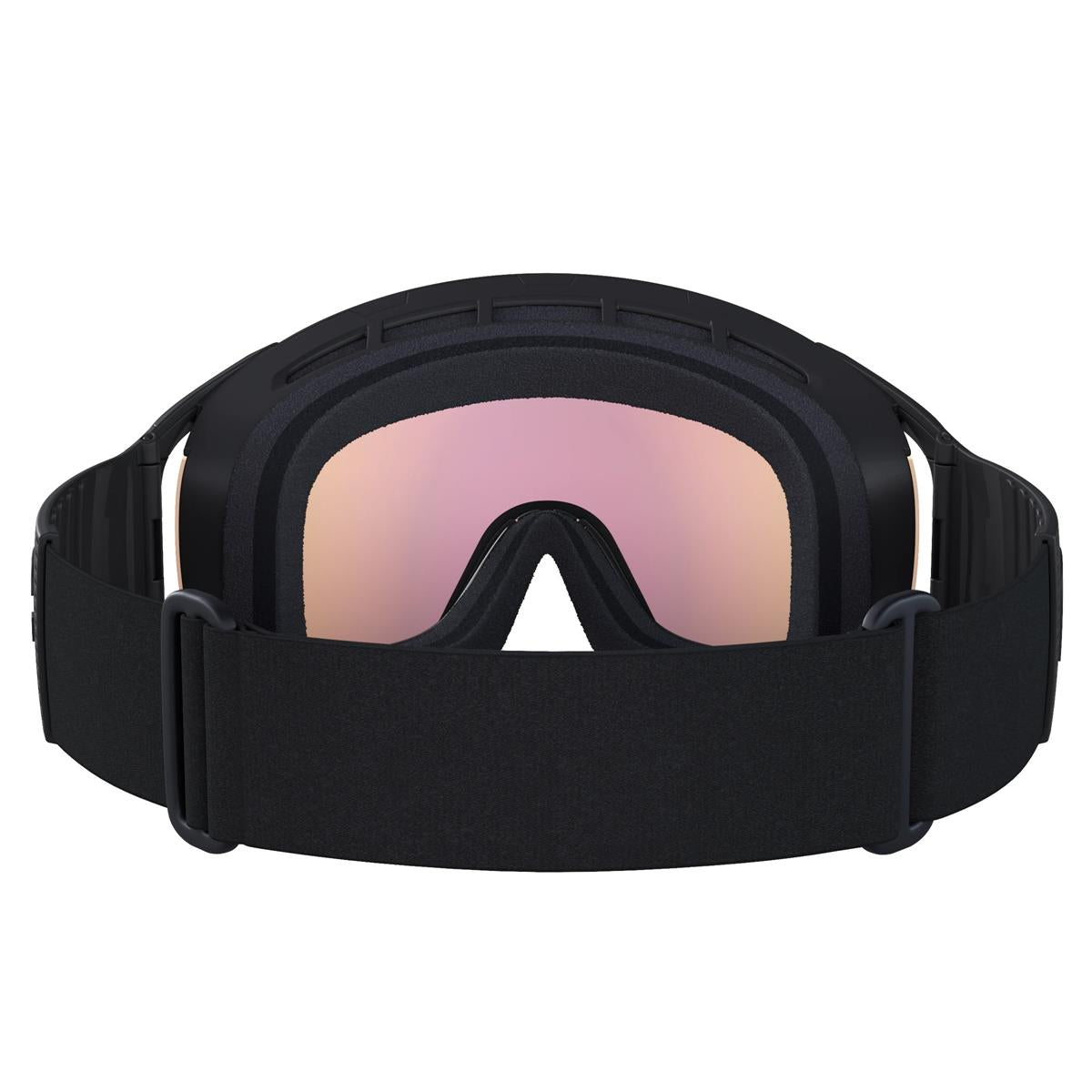 POC Zonula - uranium black/party sunny orange