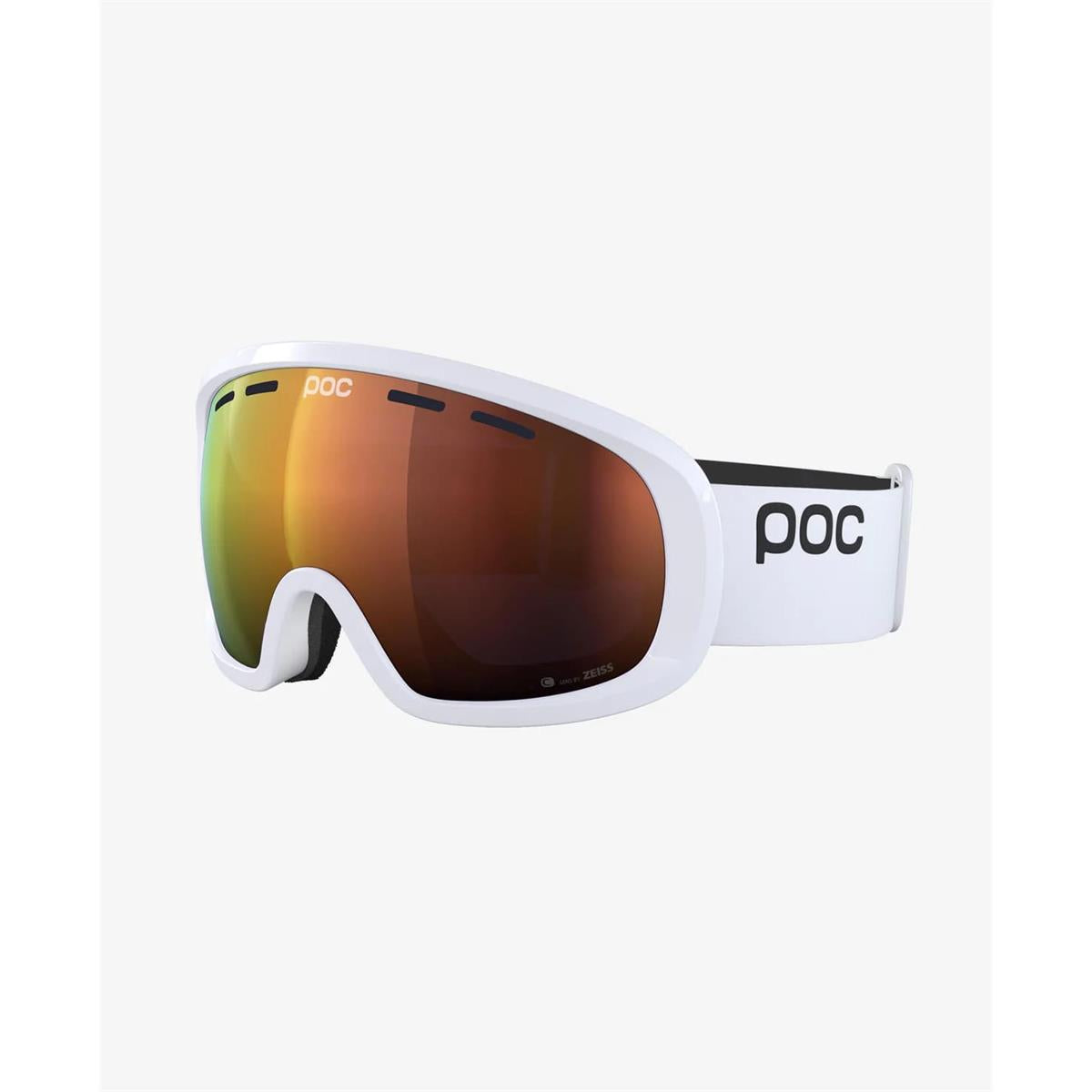 POC Fovea Mid Clarity hydrogen white/spektris orange