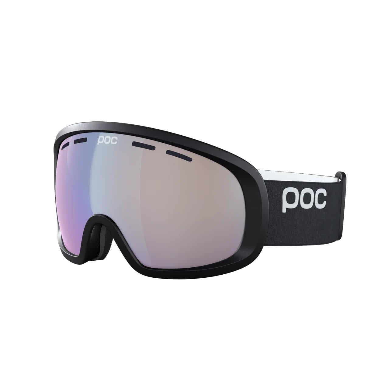 POC Fovea Mid Clarity Photochromic uranium black / clarity photochromic light pink sky blue