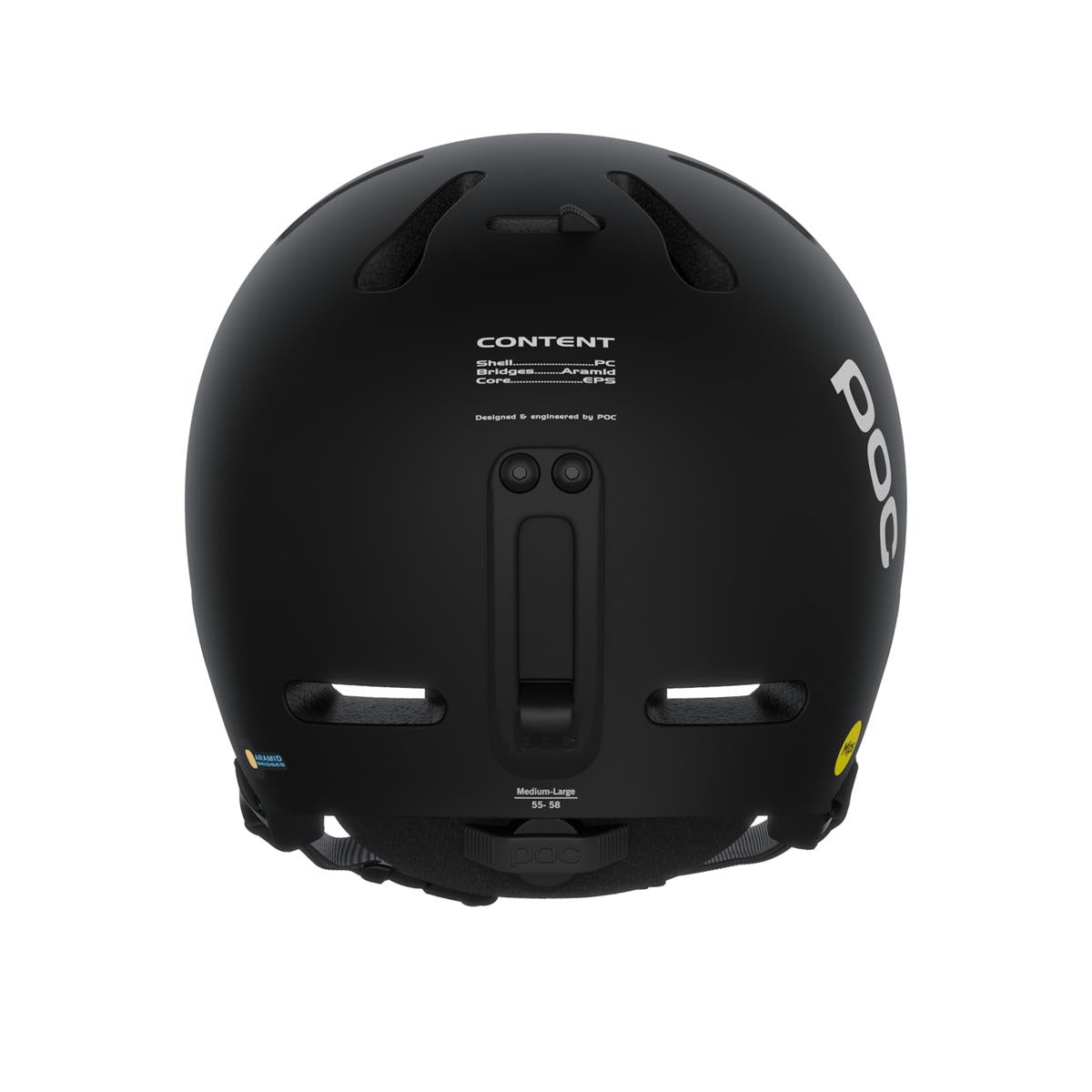 POC Fornix Mips Skihelm schwarz