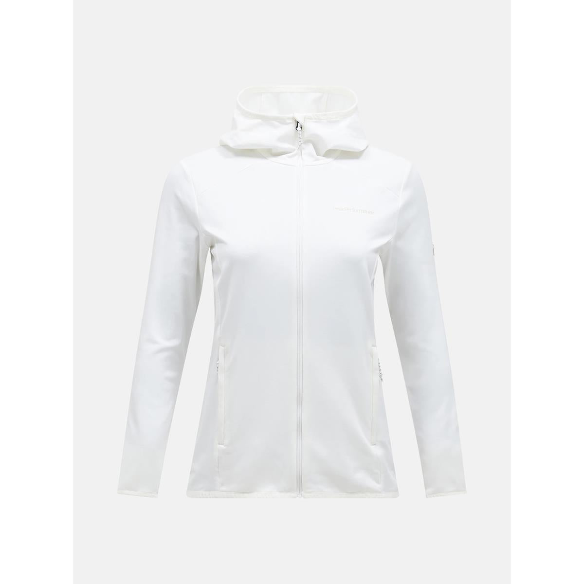 Peak Performance W Light Zip Hood Women offwhite