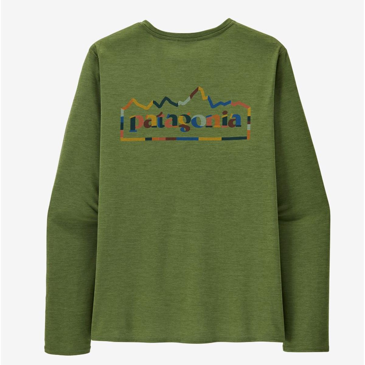 Patagonia M L/S Cap Cool Daily Graphic unity fitz terrain green Herren Longsleeve