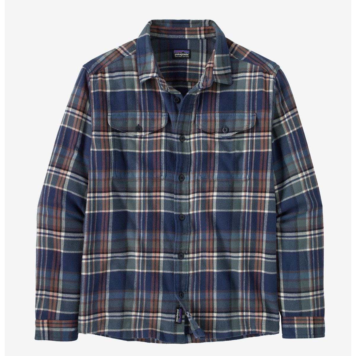Patagonia M Fjord Flannel Shirt adventure new navy Herren Hemd