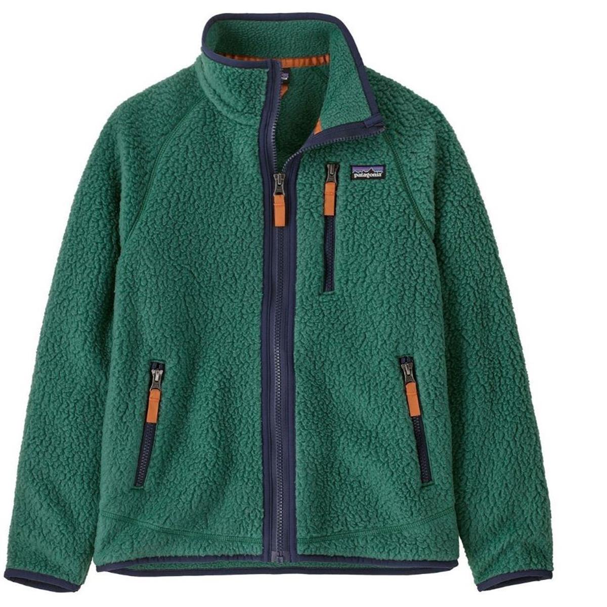 Patagonia K Retro Pile Jkt conifer green Kinder Fleecejacke