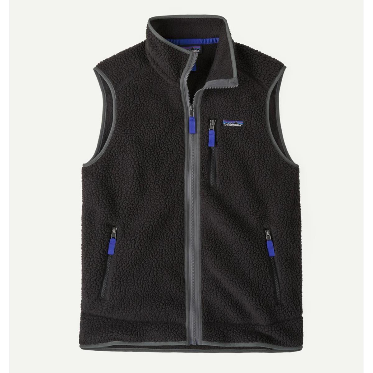 Patagonia M Retro Pile Vest black forge grey Herren Weste