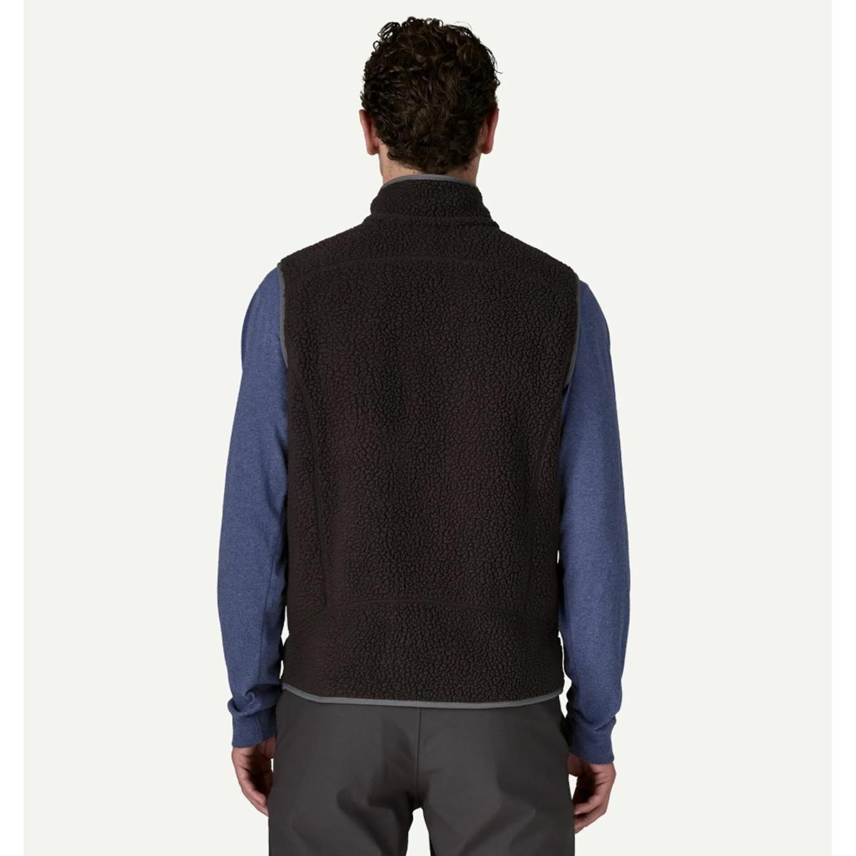 Patagonia M Retro Pile Vest black forge grey Herren Weste