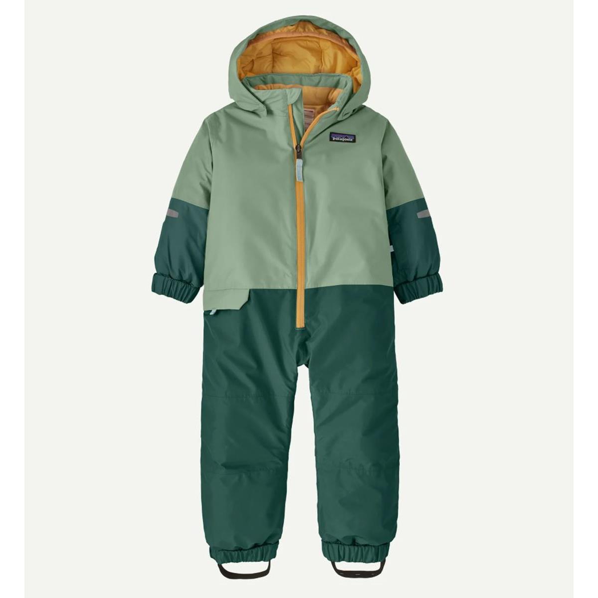 Patagonia Baby Snow Pile ellwood green Kinder Schneeanzug