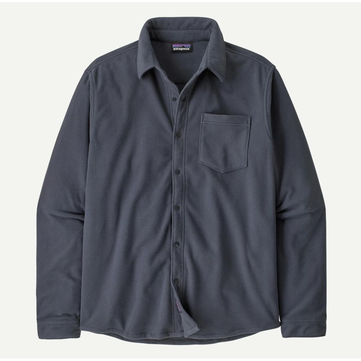 Patagonia M`S Micro D Shirt smolder blue Herren Fleecehemd