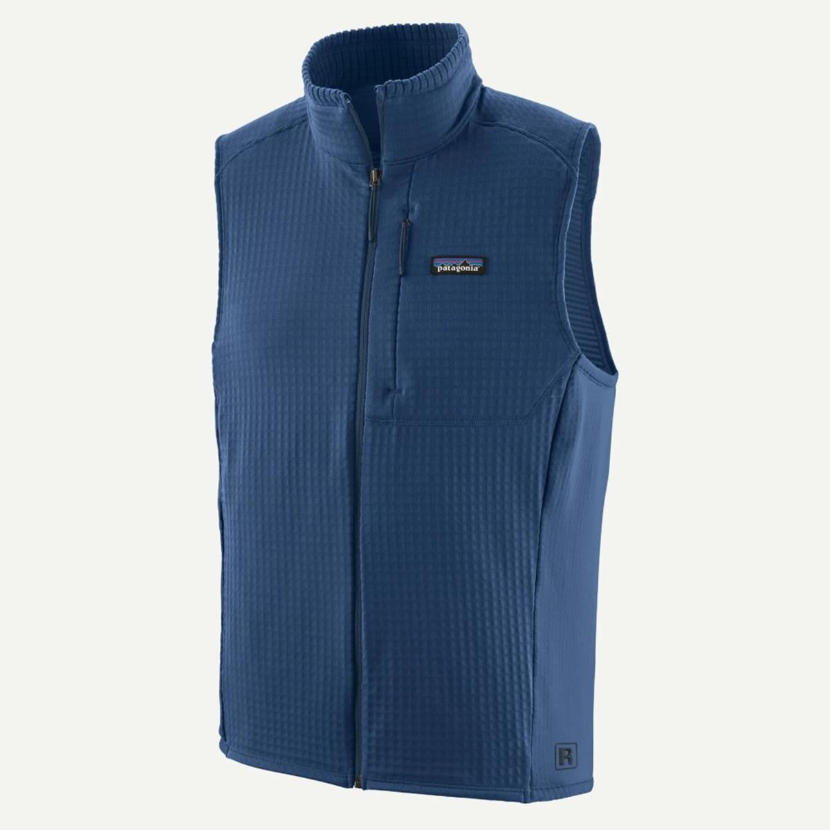 Patagonia M`s R1 Vest clement blue Herren Fleeceweste