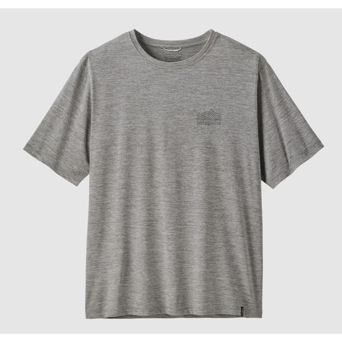 Patagonia M Cap Cool Daily Shirt - Strataspire feather grey Herren T-Shirt