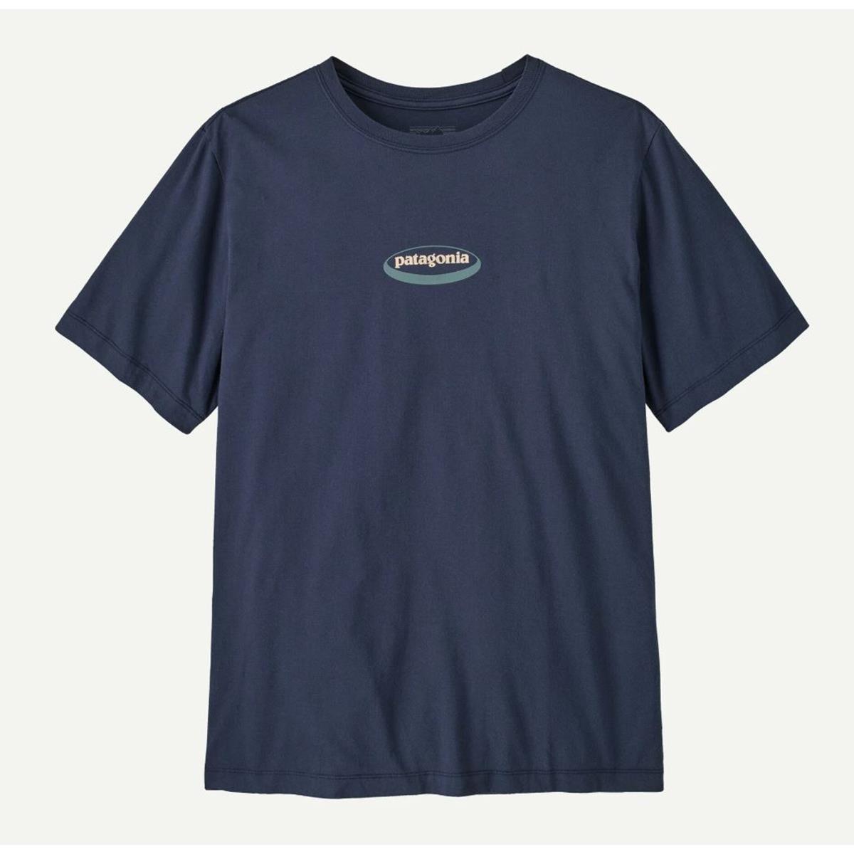 Patagonia M `95 Oval Logo T-Shirt new navy kaleido Herren