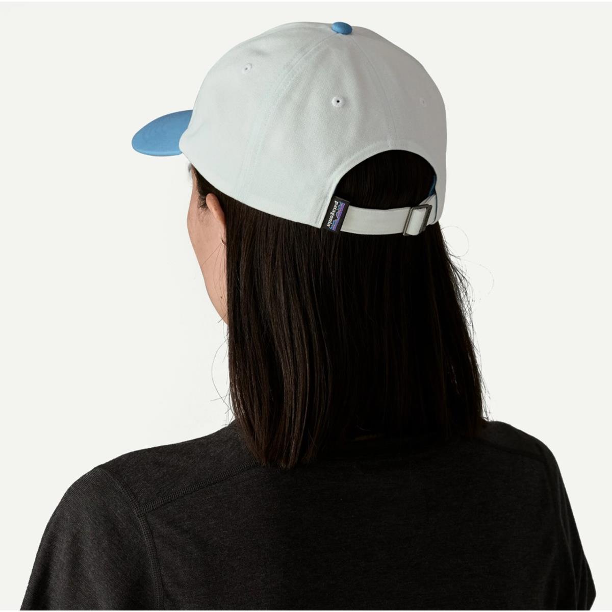 Patagonia P-6 Label Trad birch white w/shore Cap