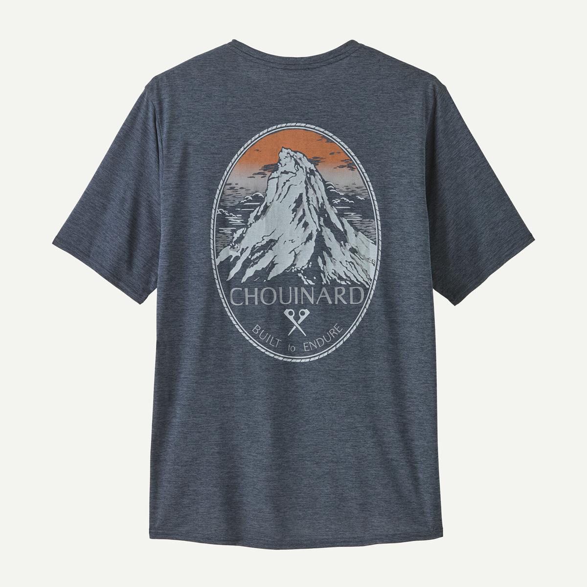 Patagonia Men's Capilene Cool Daily Graphic Shirt - Lands Smolder Blue X-Dye