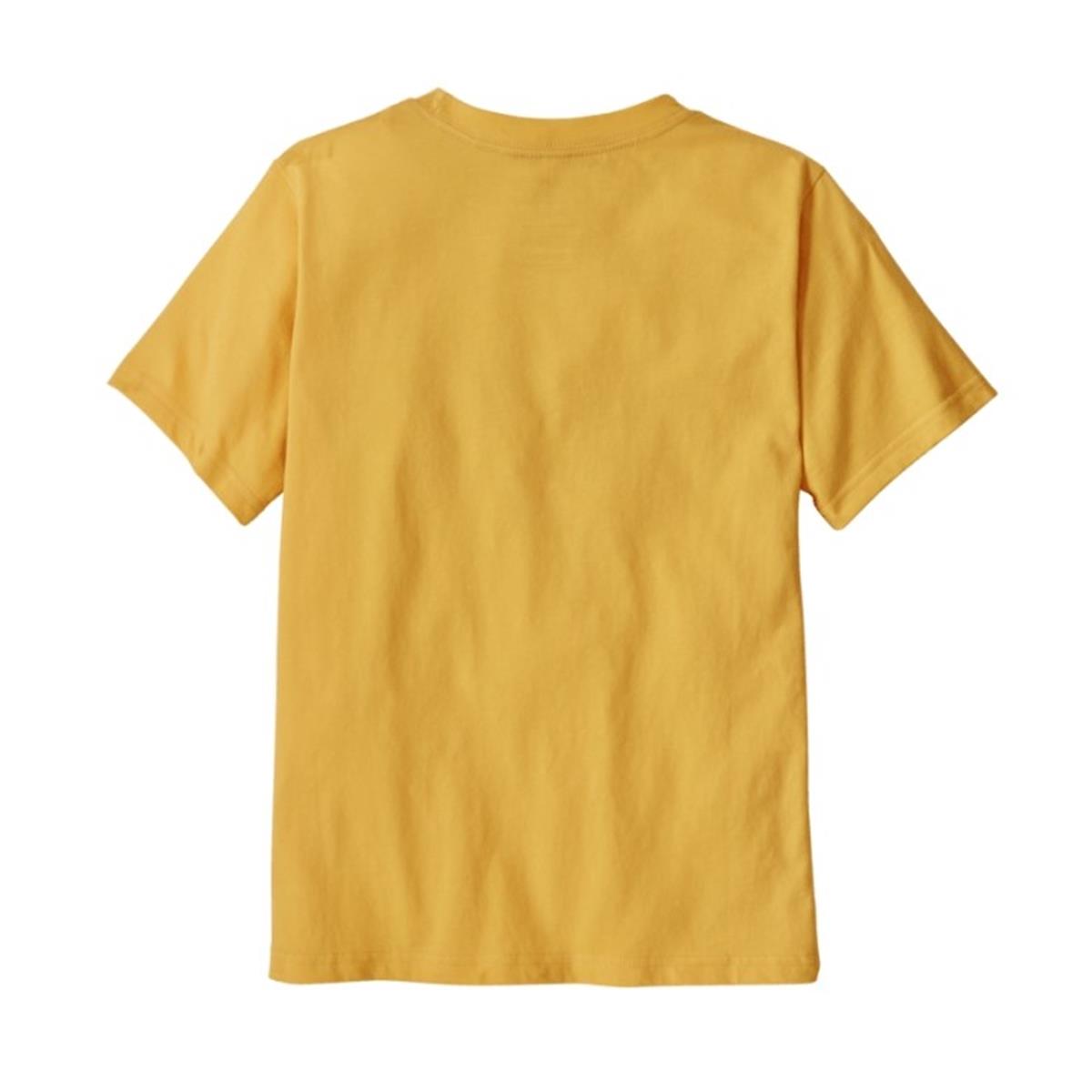 Patagonia Kids' P-6 Logo T-Shirt Yellow
