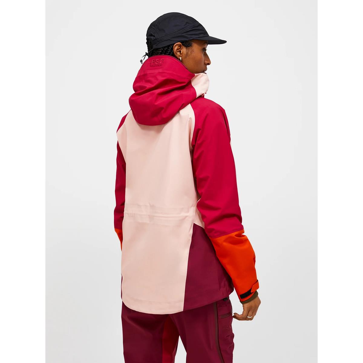 Peak Performance Damen Vislight Gore-Tex C-Knit 3L Shell Jacke Tech Burgundy/ Peach Fuzz