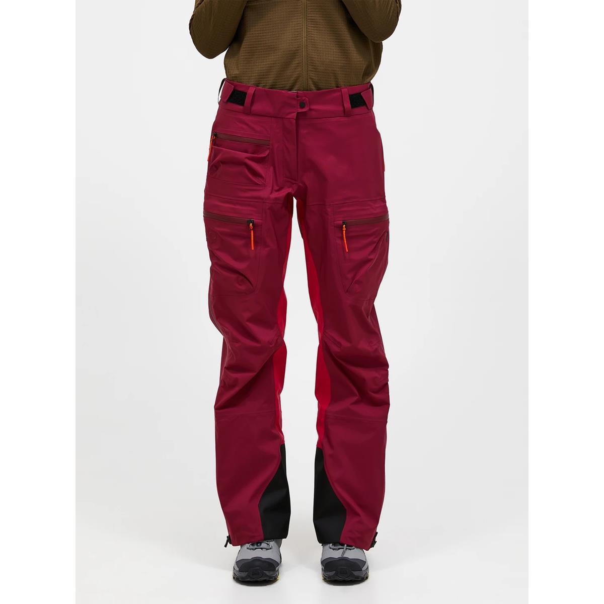 Peak Performance Damen Vislight Gore-Tex C-Knit 3L Shell Pants Vertical Zenith Tech Burgundy